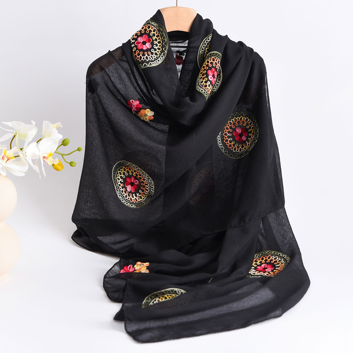 New Ethnic Fashion - Новый летний легкий дышащий шарф из