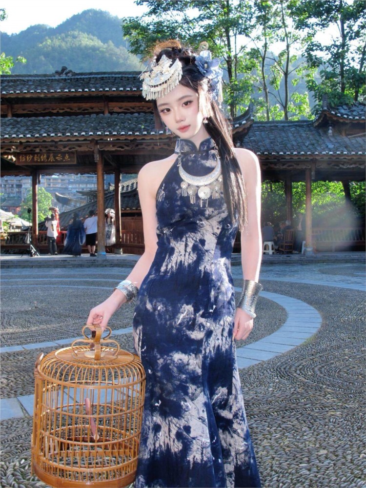 Ethnic Dress Fashion Show - Новое платье в стиле батик, стильная