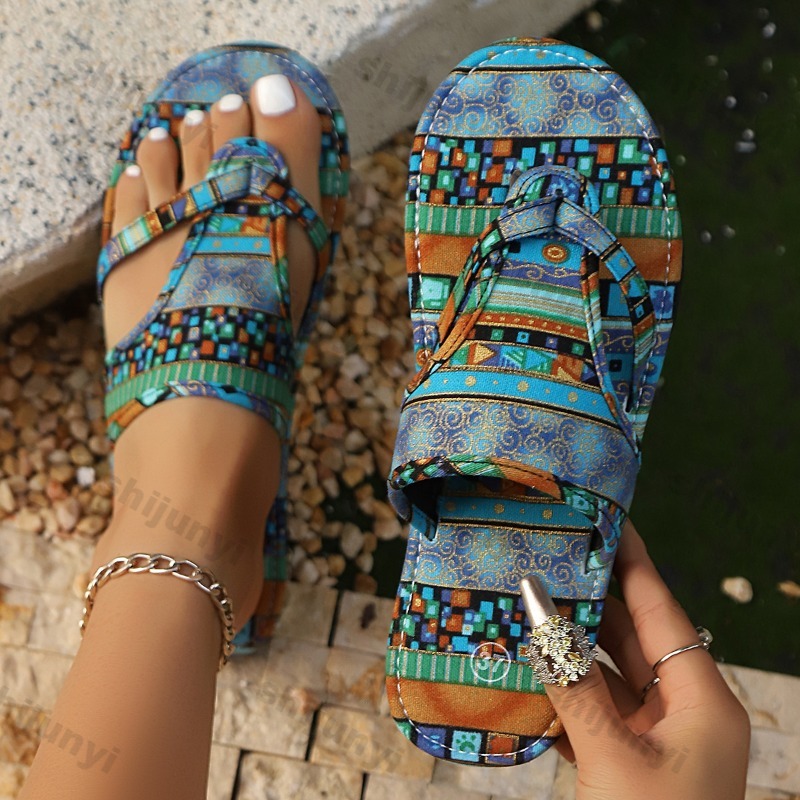 New Ethnic Fashion - Женские сандалии большого размера, новинка лета