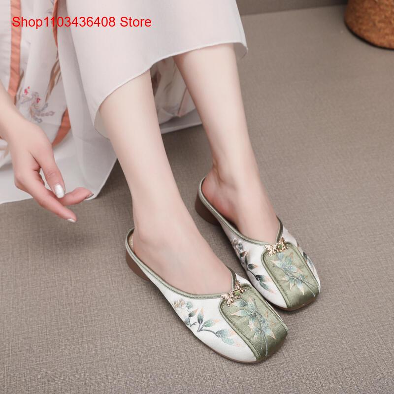 Новые вышитые домашние тапочки – обзор и цена New Ethnic Fashion