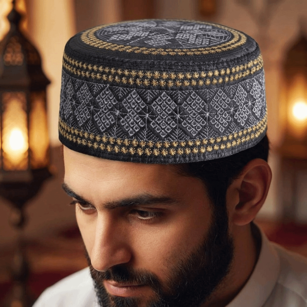 Модная исламская плоская шапка – обзор и цена Ethnic Fashion Men