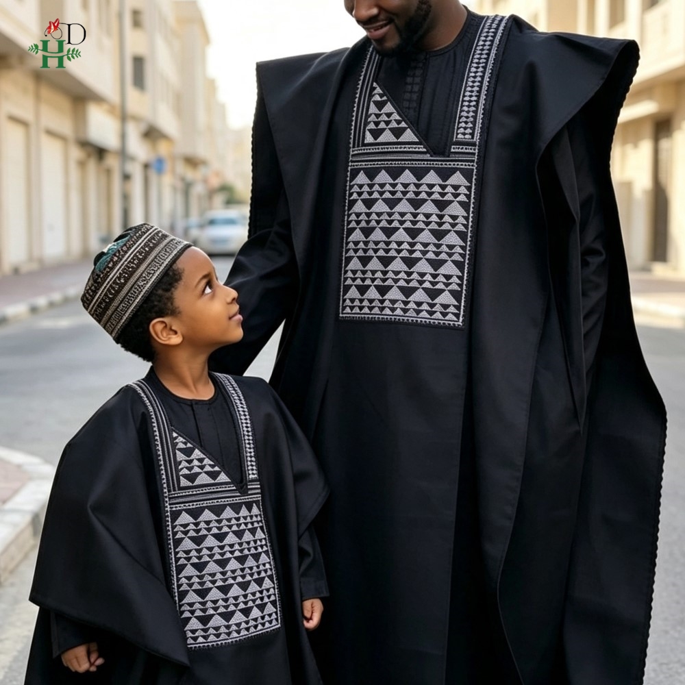Костюмы для отца и сына, турец – обзор и цена Boubou Men Africa