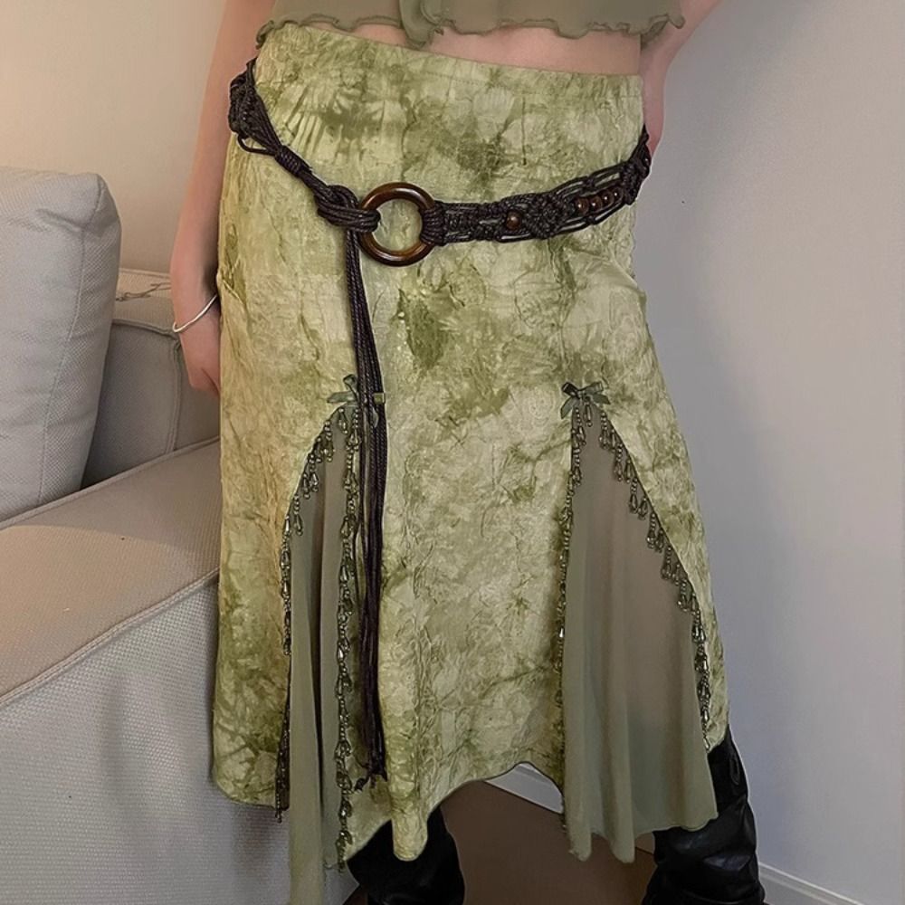 Плетеная цепочка на талию, жен – обзор и цена Y2K Ethnic Fashion