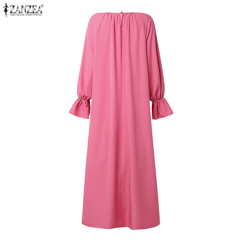 ZANZEA Женское мусульманское с – обзор и цена Abaya Modest Wear