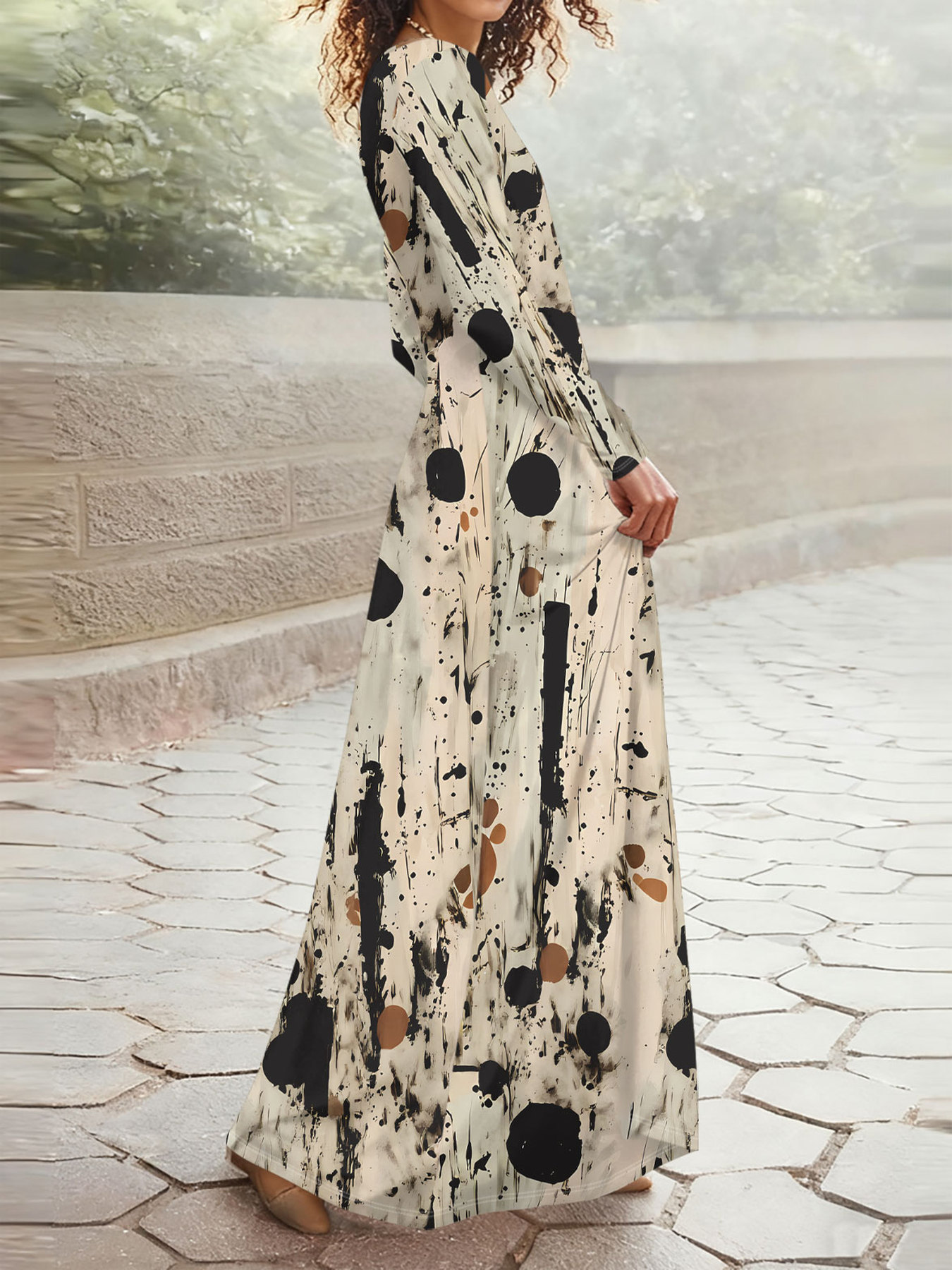 Женское платье с длинными рука – обзор и цена Ethnic Fashion Wear
