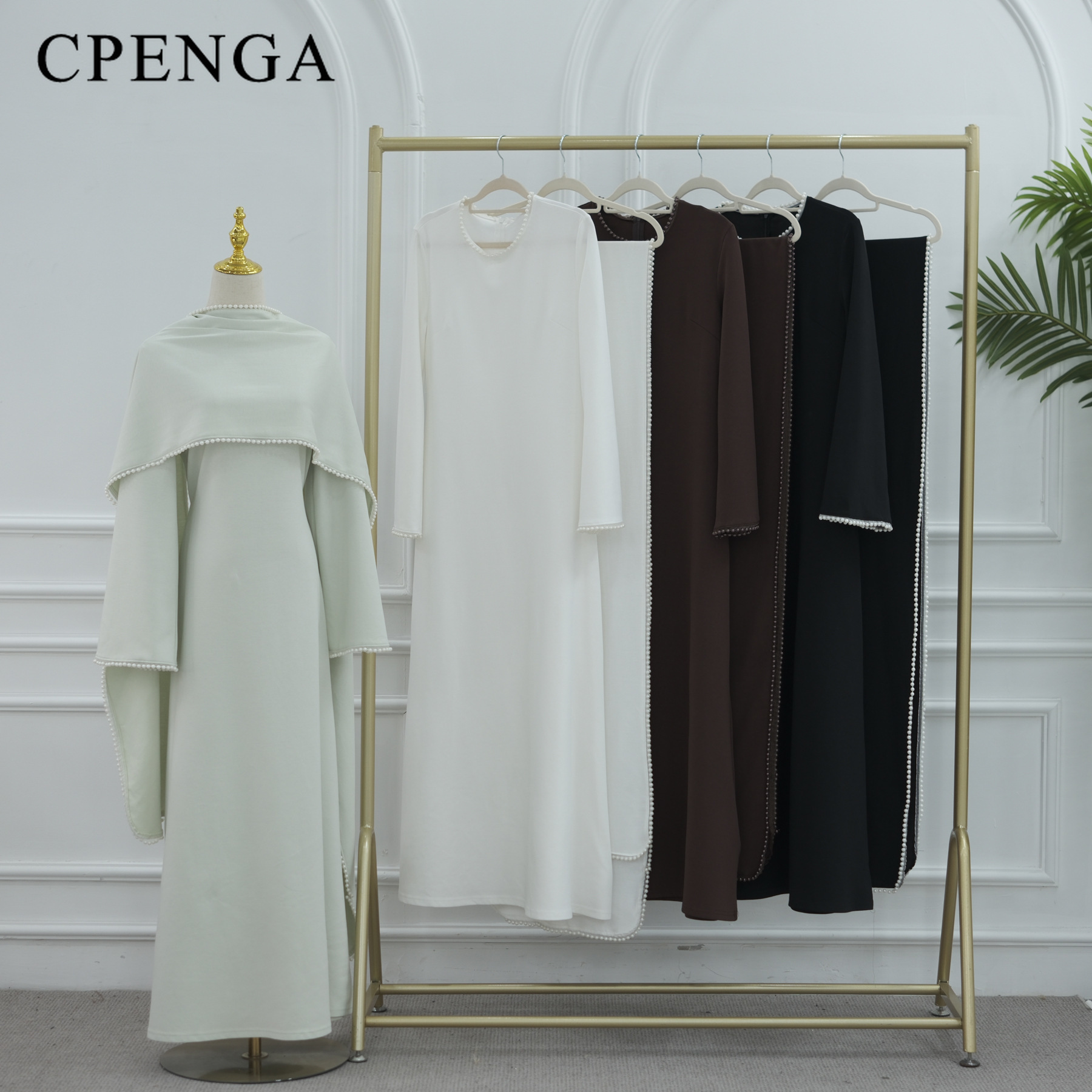 Роскошная дубайская абайя с би – обзор и цена Abaya Modest Wear